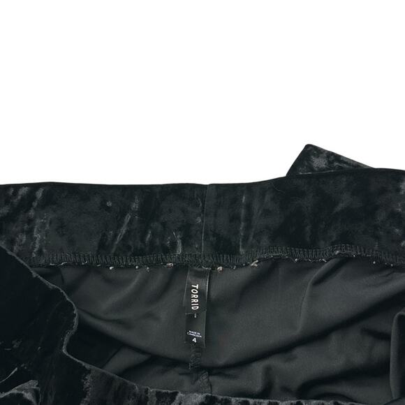 Torrid crushed velvet high waisted elastic leggings women’s plus size 4x - Picture 11 of 11